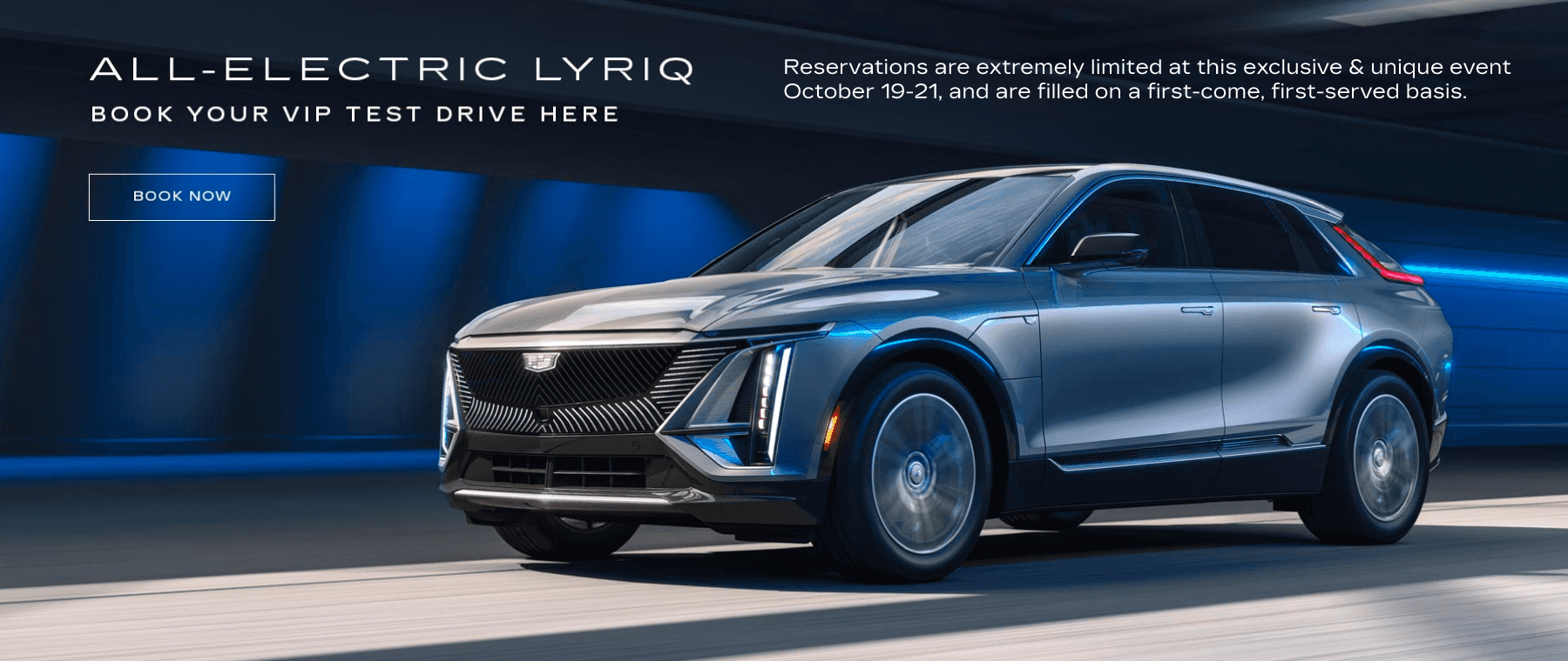 ALL-ELECTRIC LYRIQ RSVP for your VIP test drive experience at BIG STAR CADILLAC today.