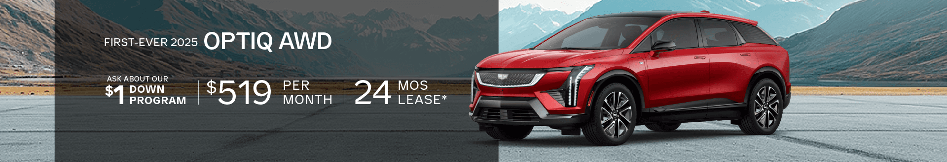 First-ever 2025 OPTIQ AWD, $519 for 24 mo lease   