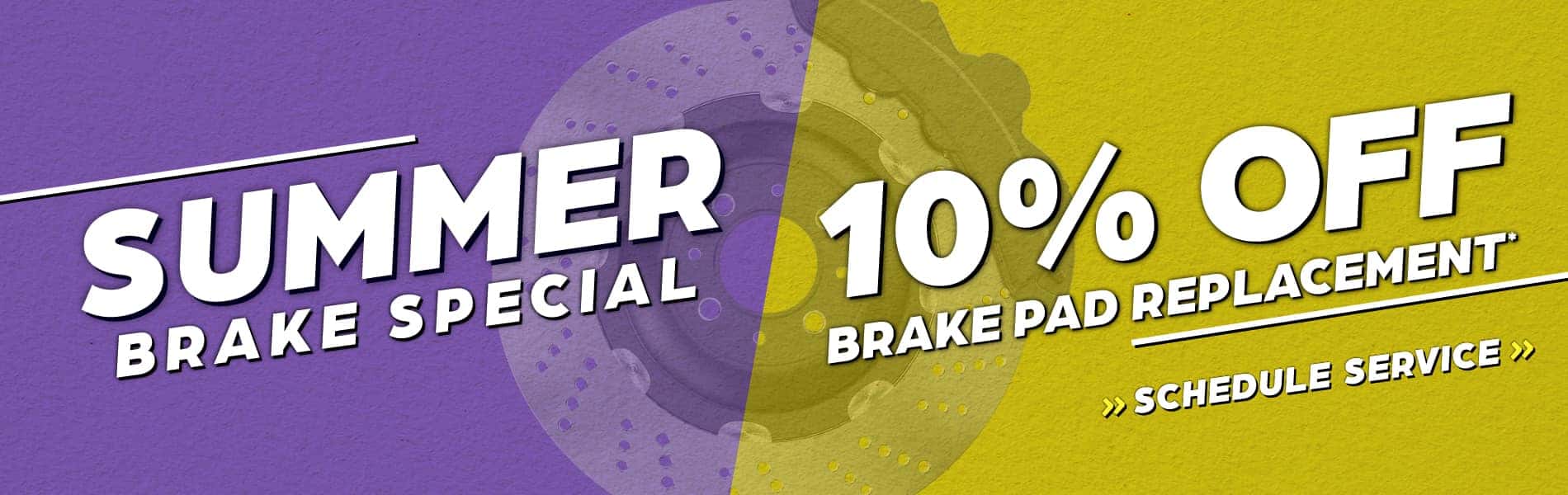 Summer Break Special | 10% Off Brake Pad Replacement