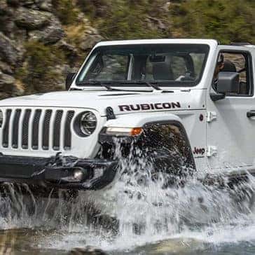 White Jeep Wrangler