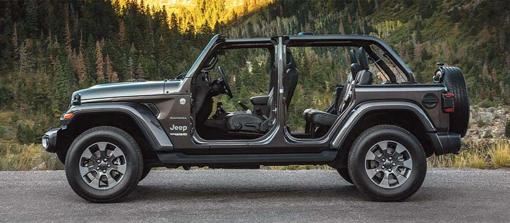 Jeep Wrangler With the doors off