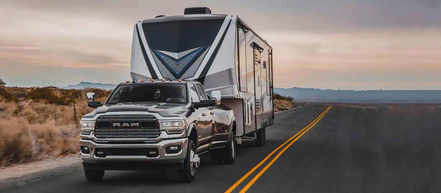 RAM 3500 towing RV