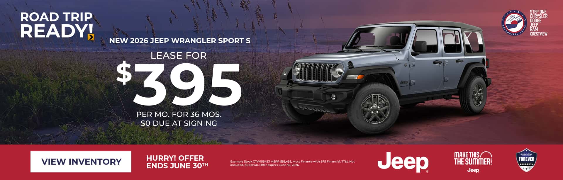 wrangler sport offer
