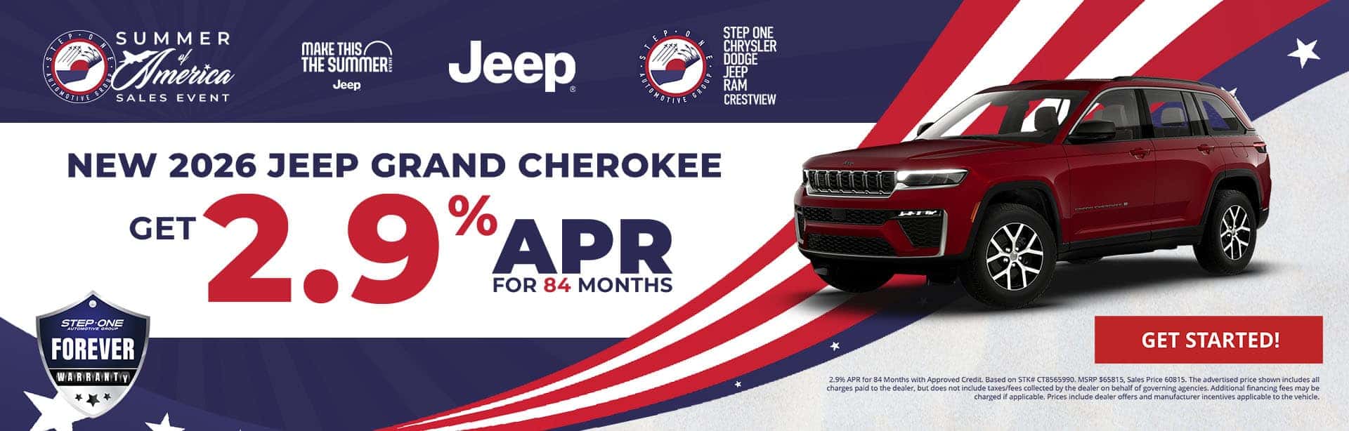 2026 Grand Cherokee APR Offer