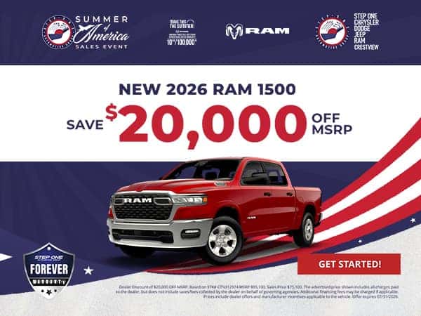 2026 RAM 1500 Crew Cab 4×4