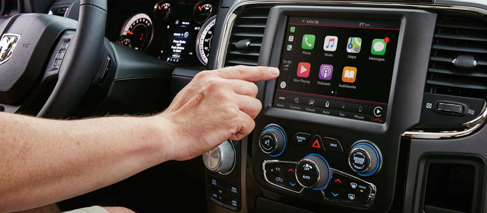 Front Interior media area Ram 1500