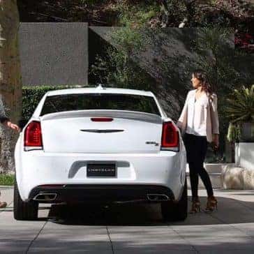 White back with customers 2022 Chrysler 300