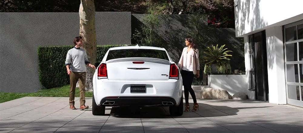 White back with customers 2022 Chrysler 300