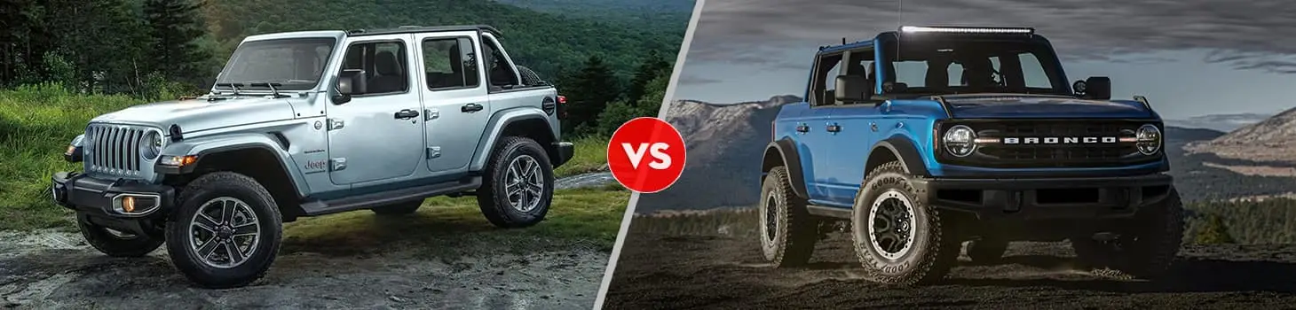 Jeep Wrangler vs Ford Bronco