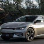 Front View of Silver 2023 Kia EV6