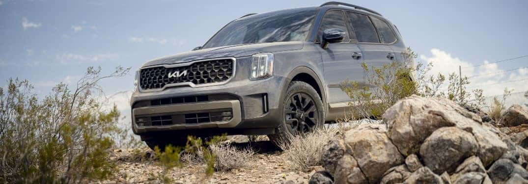 Front Diagonal View of 2023 Kia Telluride