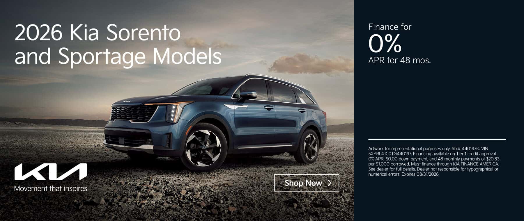 KIA Sorento and Sportage