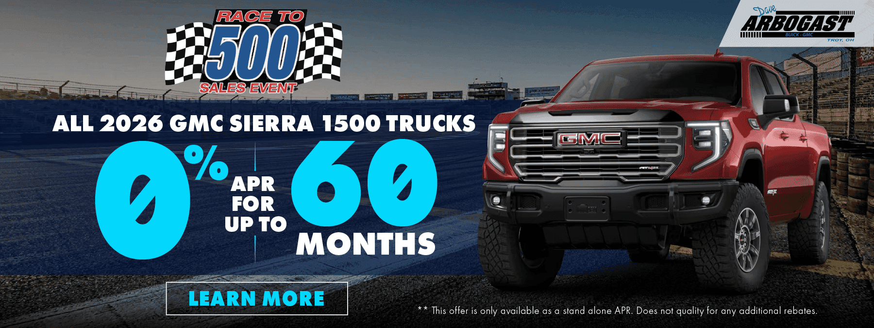 GMC Trucks 0% for 60