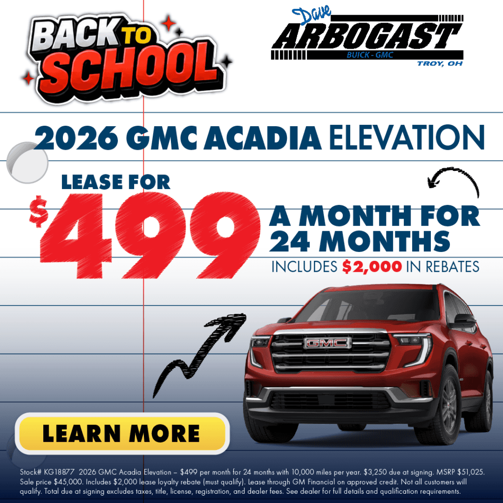 New 2026 GMC Acadia Elevation
