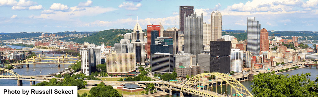 Volvo Dealer near Pittsburgh | Photo of downtown Pittsburgh taken by Russell Sekeet