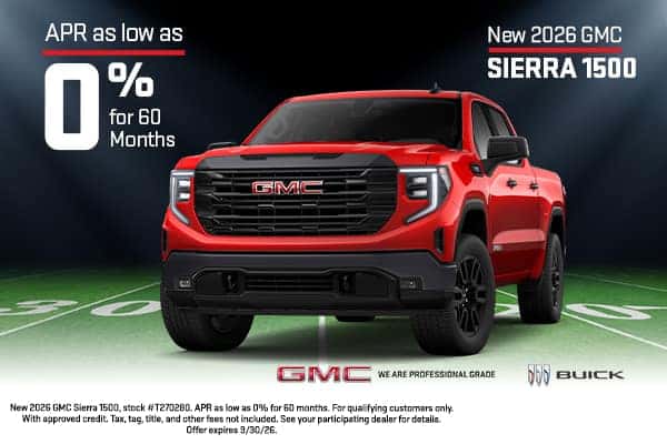 APR Offer: New 2026 GMC Sierra 1500
