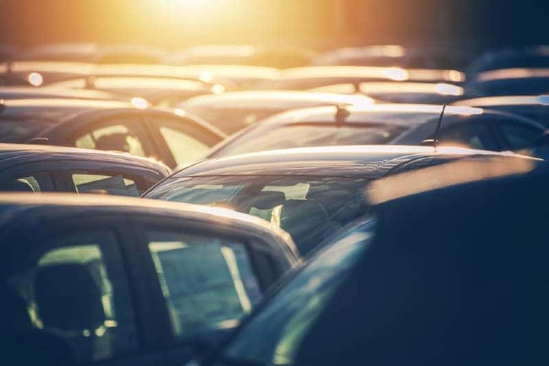 Large car lot