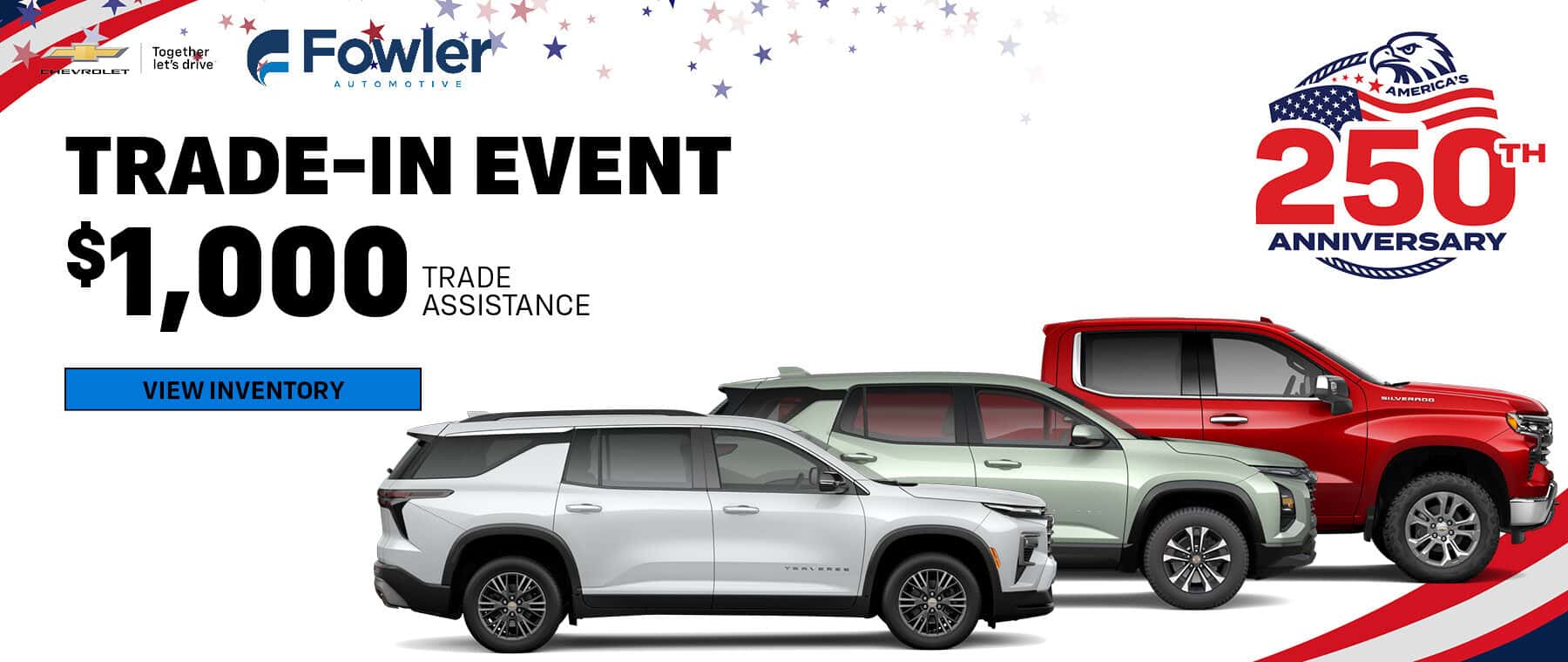Trade-In Event Happening Now