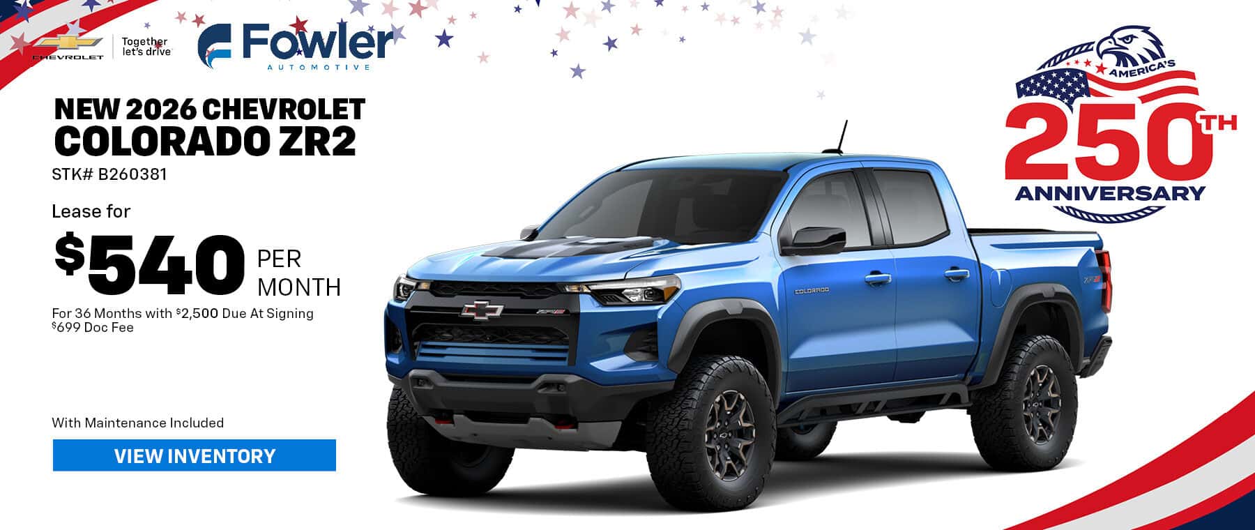 New 2026 Chevrolet Colorado ZR2