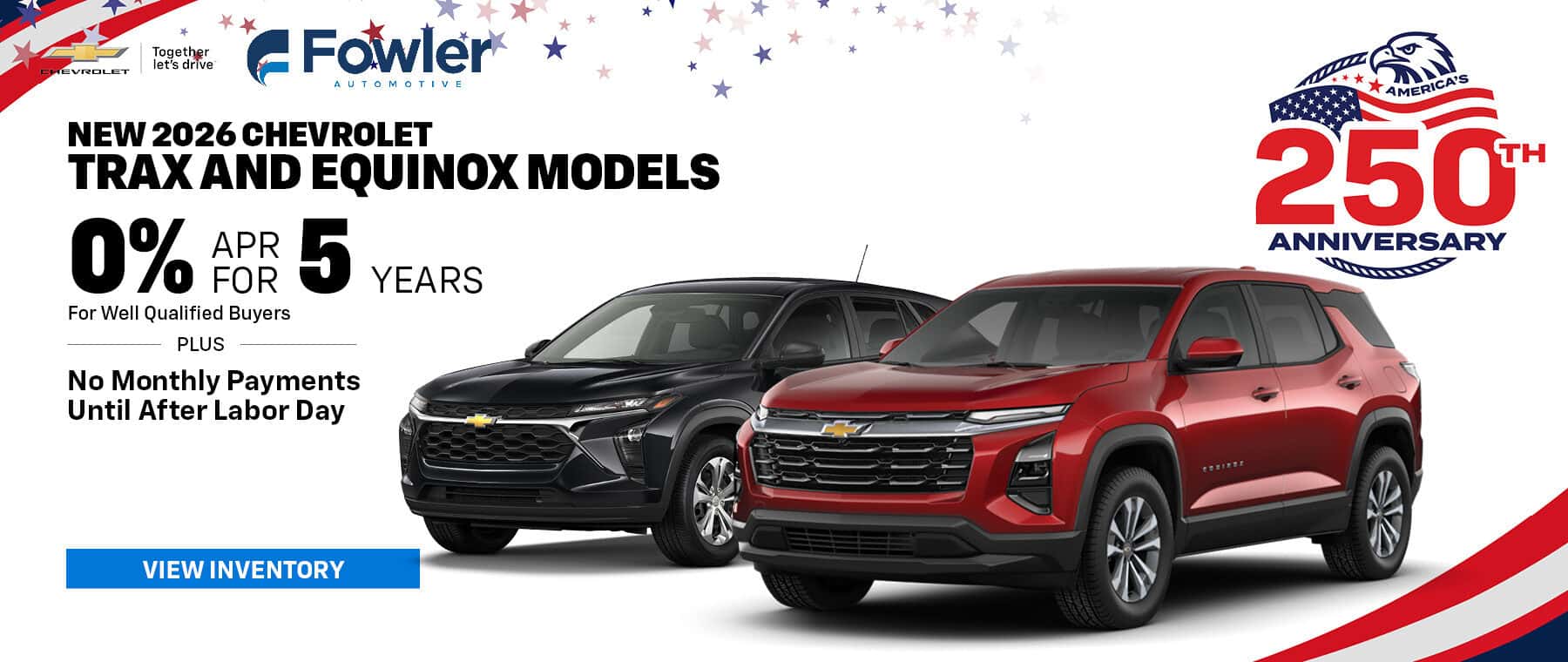 New 2026 Chevrolet Equinox & Trax Models