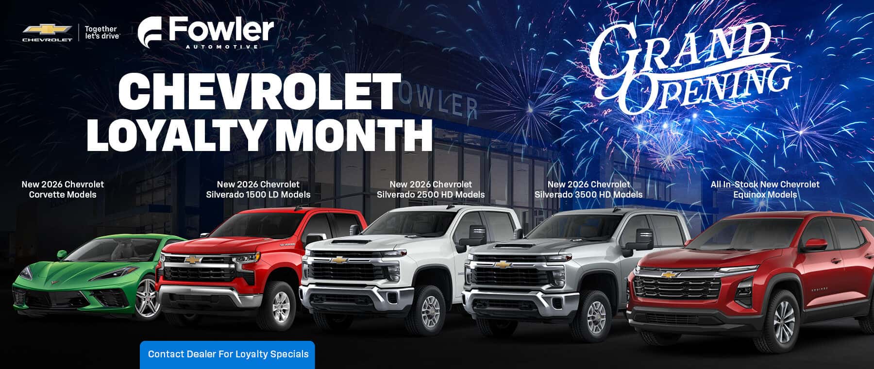Celebrate Chevrolet Loyalty Month