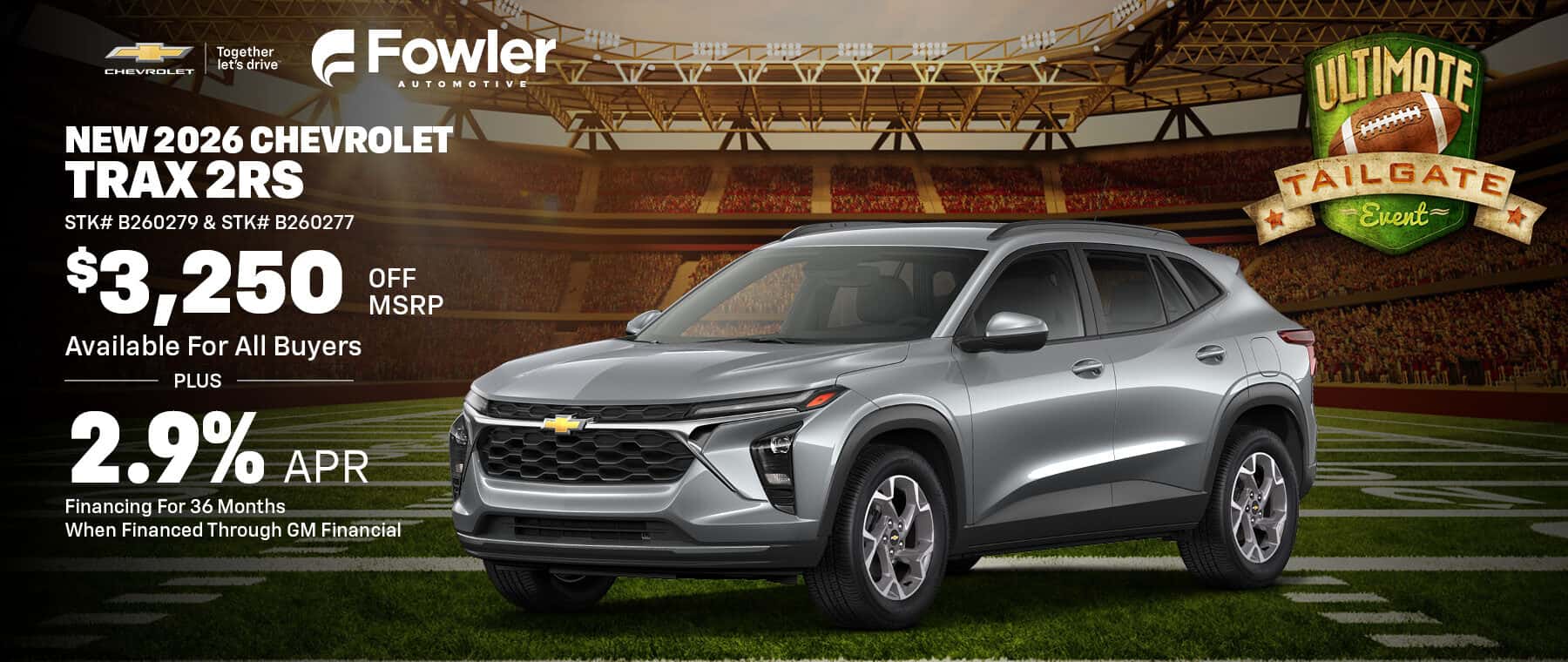New 2026 Chevrolet Trax 2RS