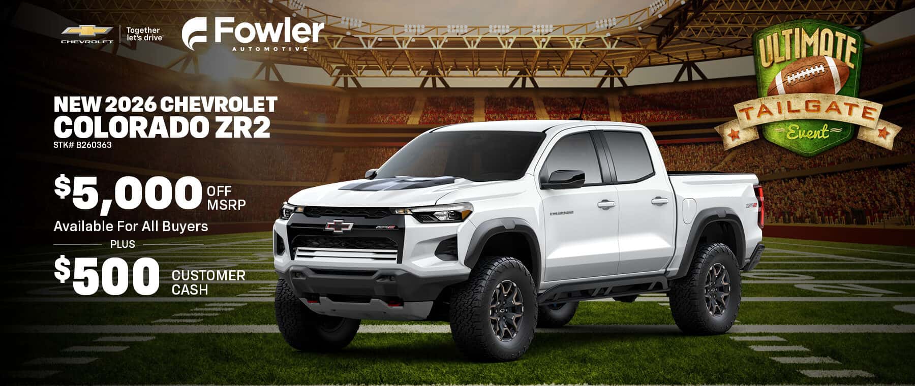 New 2026 Chevrolet Colorado ZR2