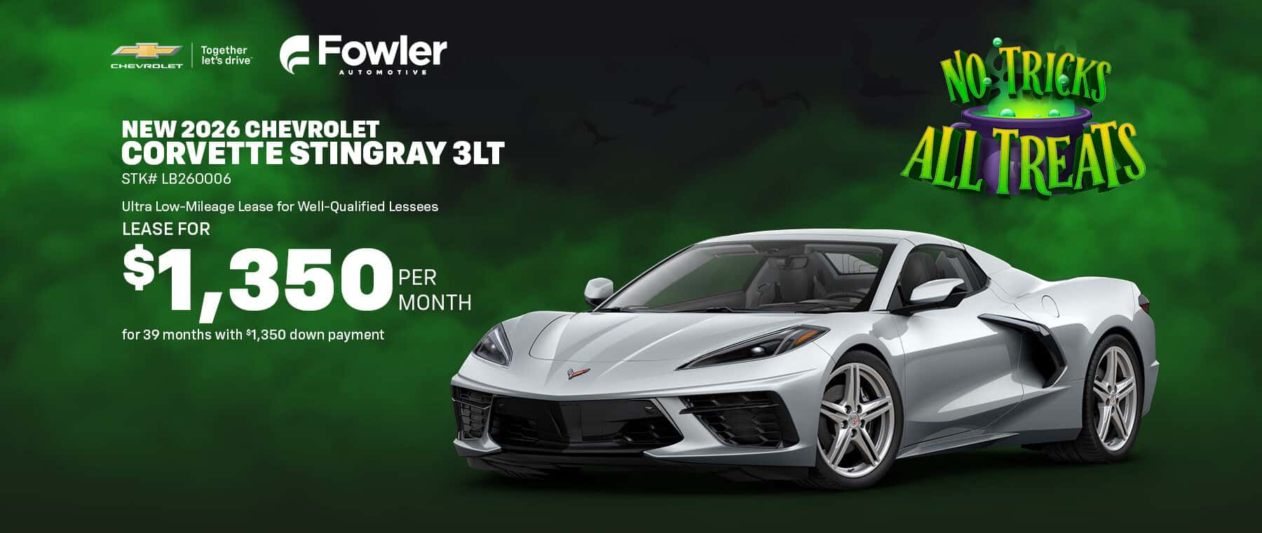New 2026 Chevrolet Corvette Stingray 3LT