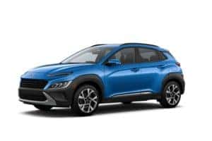 2022 Hyundai Kona Blue Wave exterior color