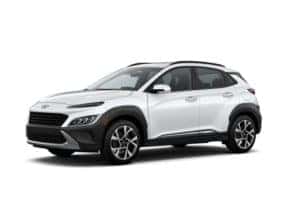 2022 Hyundai Kona Lunar White exterior color