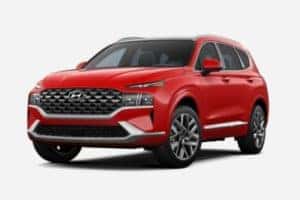 2022 Hyundai Santa Fe Calypso Red exterior color