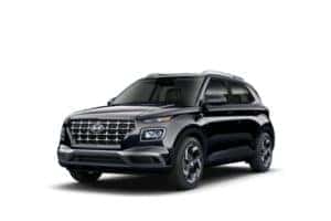 2022 Hyundai Venue Black Noir Pearl exterior color