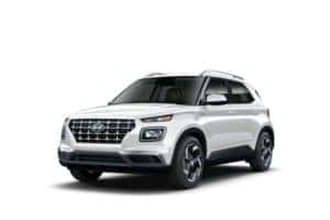 2022 Hyundai Venue Ceramic White exterior color