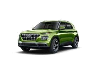 2022 Hyundai Venue Green Apple exterior color