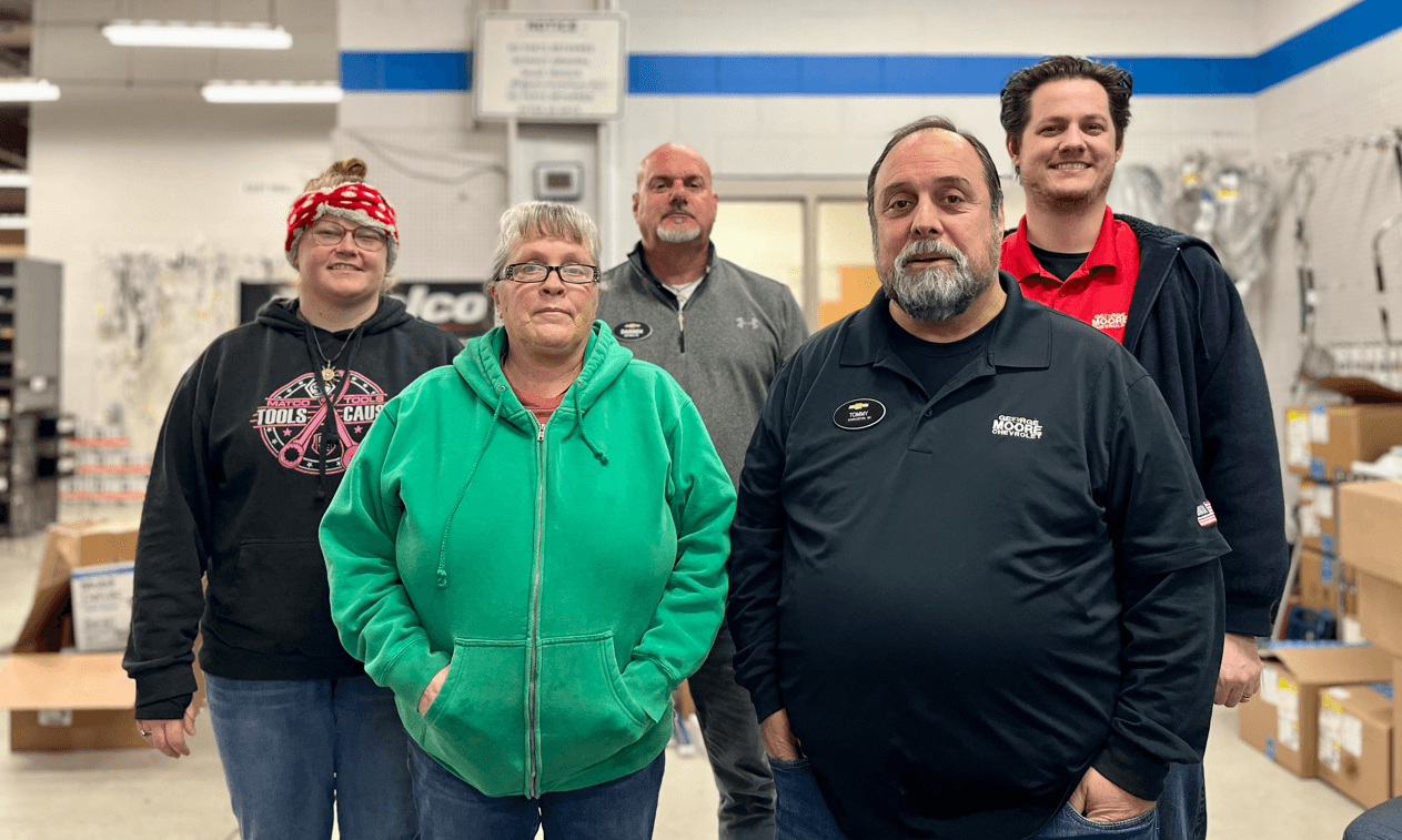 George Moore Chevy Parts Center Staff