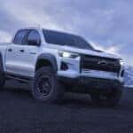 2026 Chevrolet Colorado parked on a hill