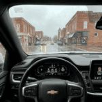 Chevrolet Silverado rain-sensing wipers clearing a windshield in Auburn CA.