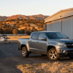 Chevy Colorado off-road capability near Auburn Airport business corridor.