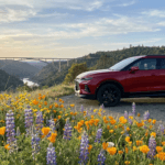 Chevrolet Blazer RS handling winding roads near Auburn CA.