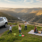 Chevrolet Traverse family SUV at Auburn scenic viewpoint in Auburn, CA