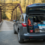 Chevy Traverse cargo space and storage features for Auburn SRA trips.