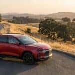 Chevrolet Blazer at scenic viewpoint along Highway 193 near Auburn, CA