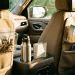 Chevrolet SUV interior storage compartments for family road trip snacks in Auburn, CA
