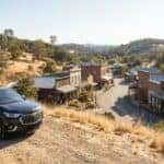 Chevrolet Traverse touring historic landmarks in Auburn CA