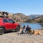 Chevrolet Trailblazer loaded for a lake day near Folsom Lake in Auburn, CA