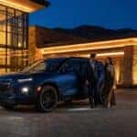 Chevy Blazer parked outside Thunder Valley Casino Resort near Auburn CA for a night out