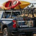 Silverado truck bed tie-down points demonstration Auburn CA