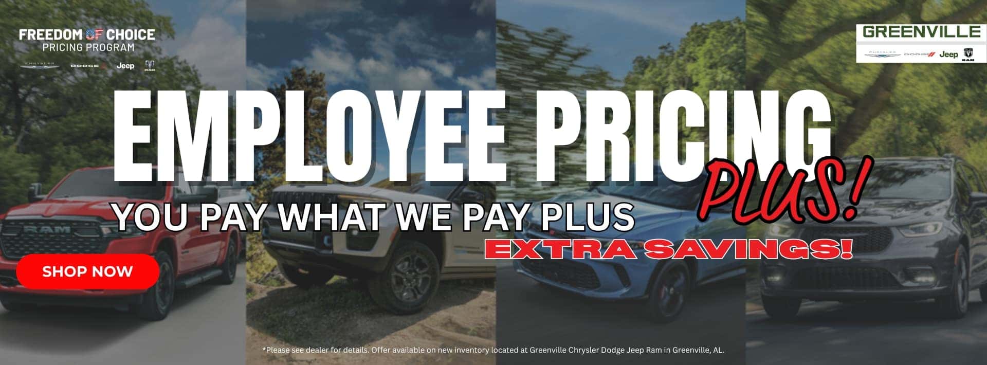 Employee Pricing Plus