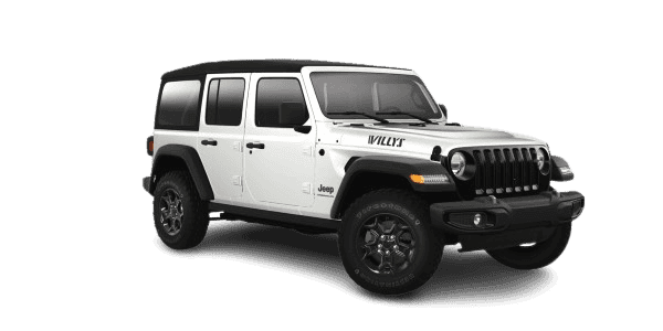 New Jeep Wrangler Willys 4xe Model Trim