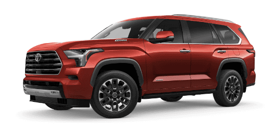 2023 Toyota Sequoia Limited - exterior red